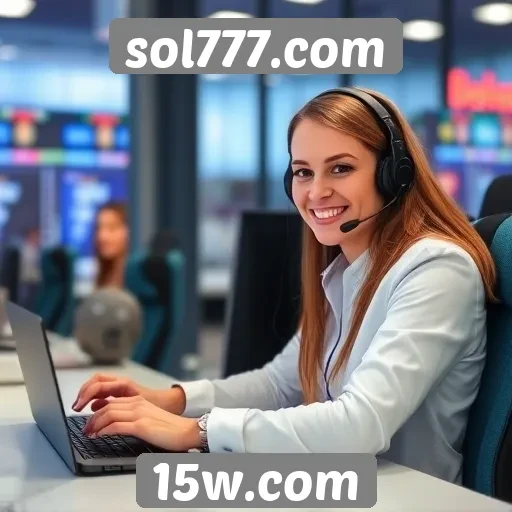 Suporte ao cliente e atendimento do sol777